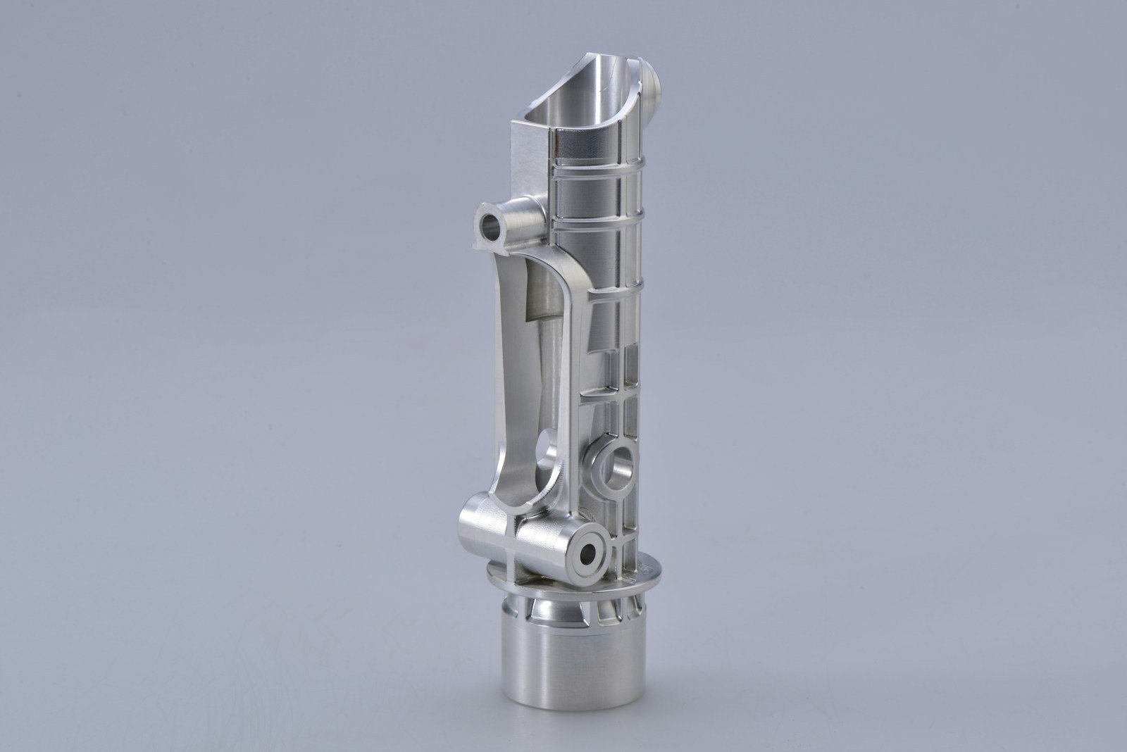 Photograph of a precision machined metal component